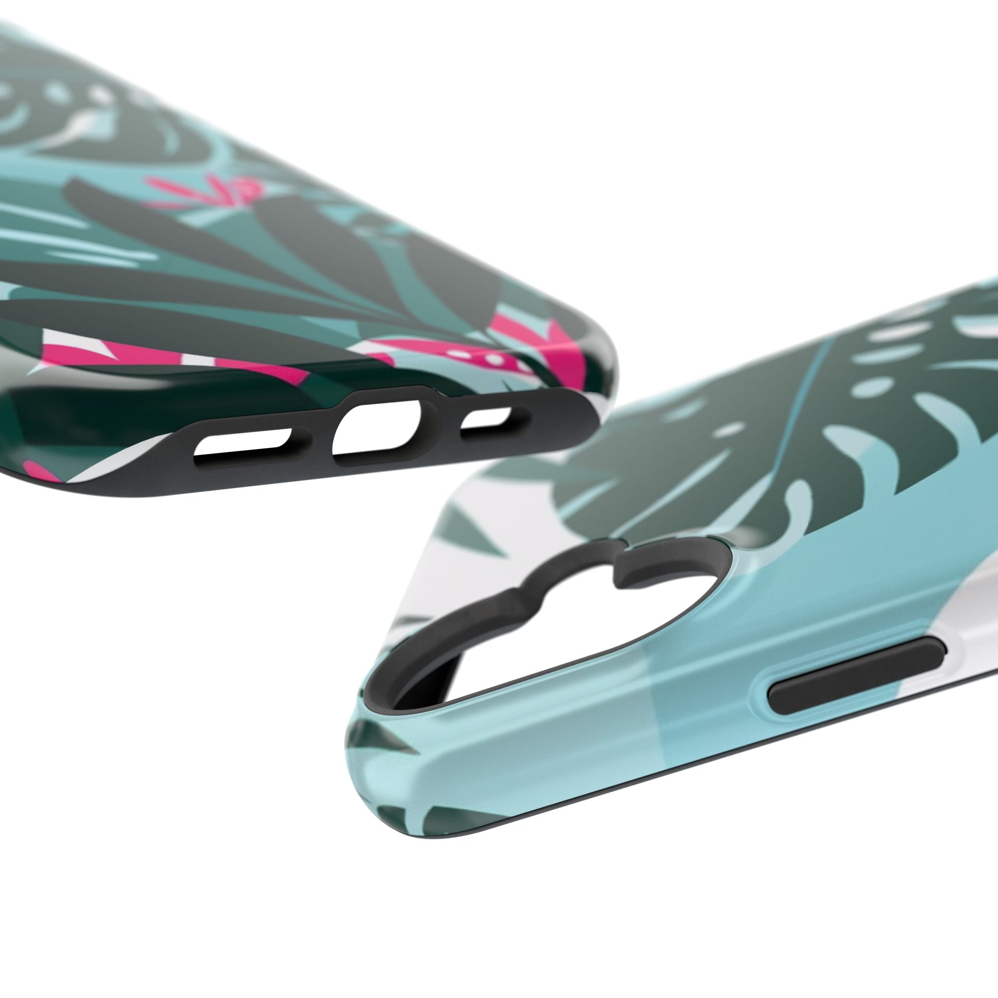 Tropical Monstera Leaves Phone Case | Magnetic Impact-Resistant Case