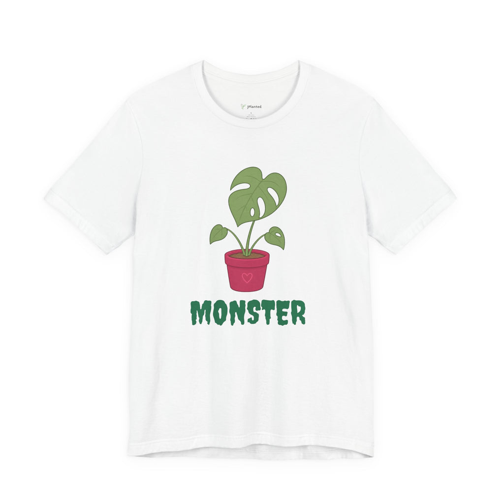 Monstera Baby Plant Summer Scene T-Shirt | Happy Botanical Tee