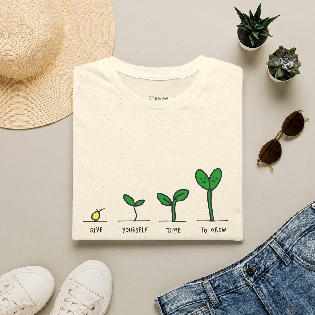 Seed to Sprout Growth Stages T-Shirt | Plant Illustration
