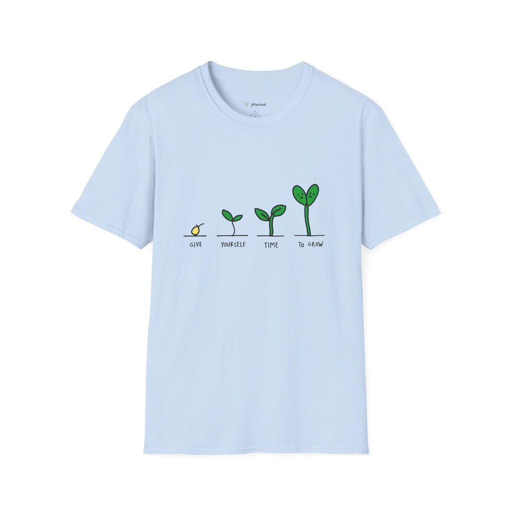Seed to Sprout Growth Stages T-Shirt | Plant Illustration