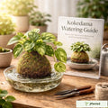 Kokedama Watering & Care Guide | Master The Submersion Method Step-by-Step | Printable Plant Care PDF