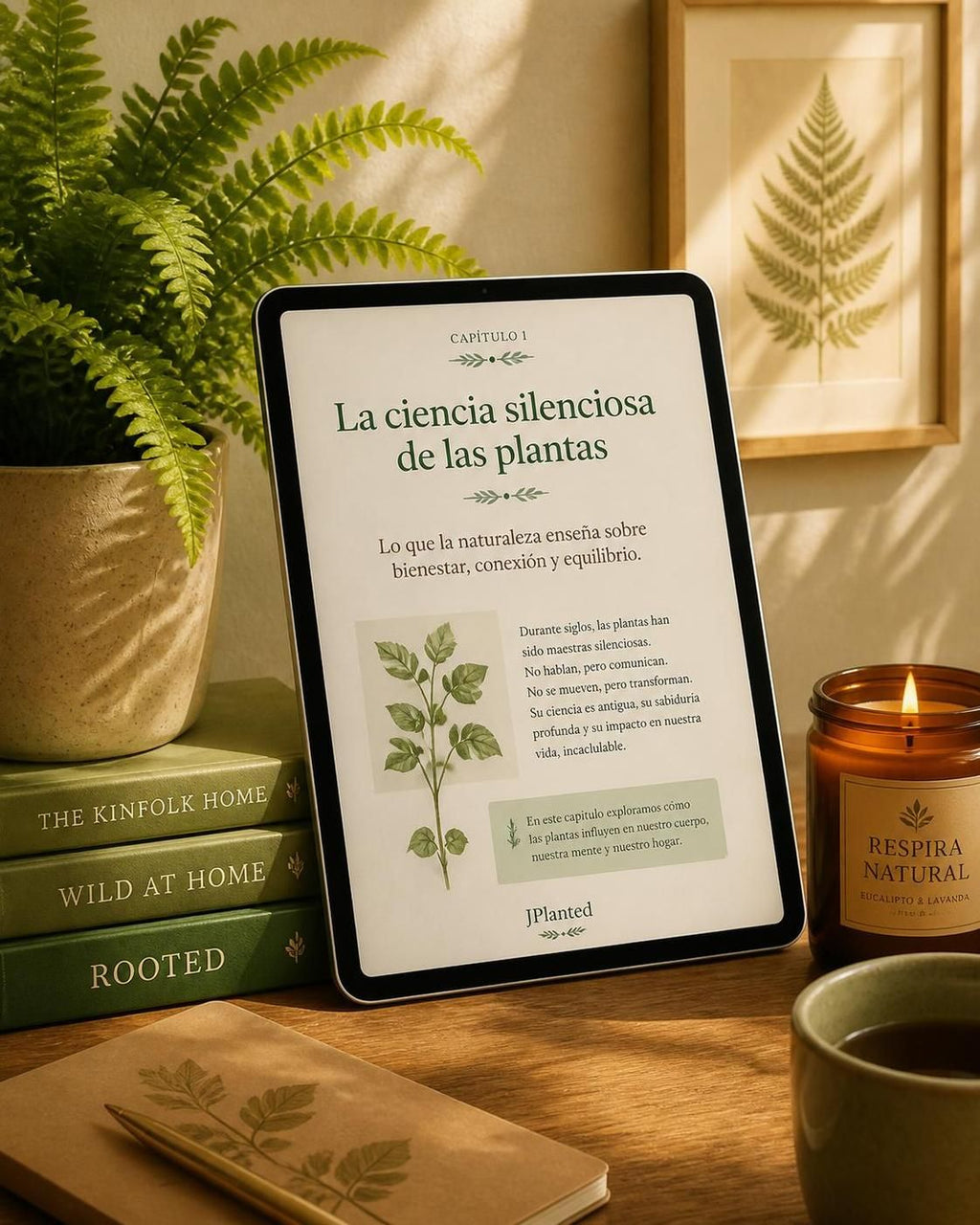 Naturaleza en un Metro Cuadrado | Guía practica de Plantas de Interior | eBook PDF Bienestar y Mindfulness | Diseña tu Refugio Verde